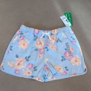OshKosh B'gosh Floral Kids Shorts - Light Blue